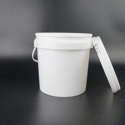 Manico del secchio alimentare in plastica PP/HDPE Disponibile in bianco con coperchio